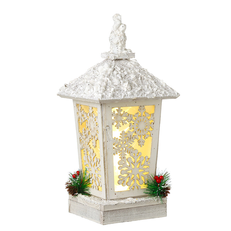WOODEN LANTERN LED