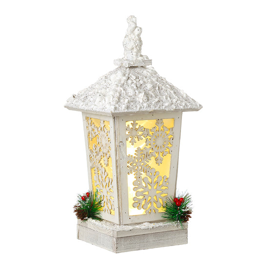 WOODEN LANTERN LED