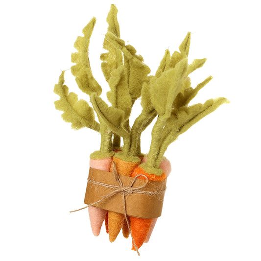 Felt Carrots Bunch