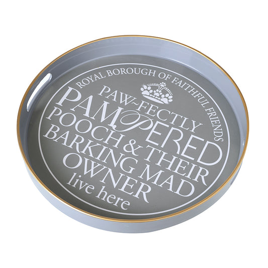 Grey Faithful Friends Text Tray