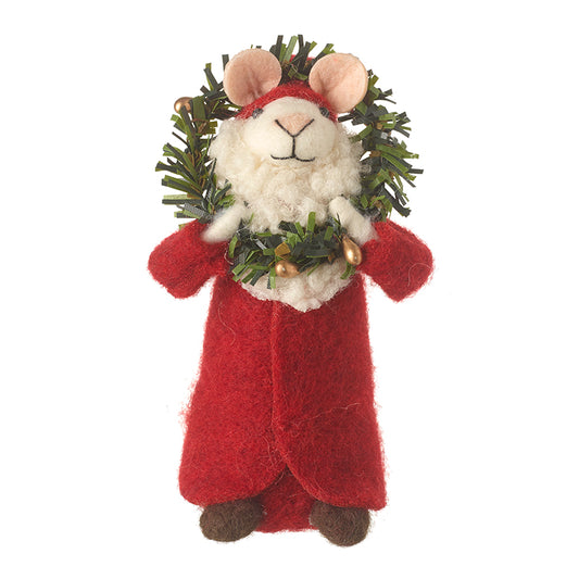 Festive Wool Mouse Dec