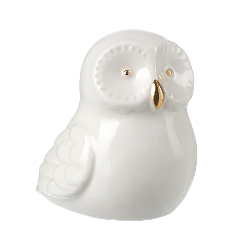 White Porcelain Owl