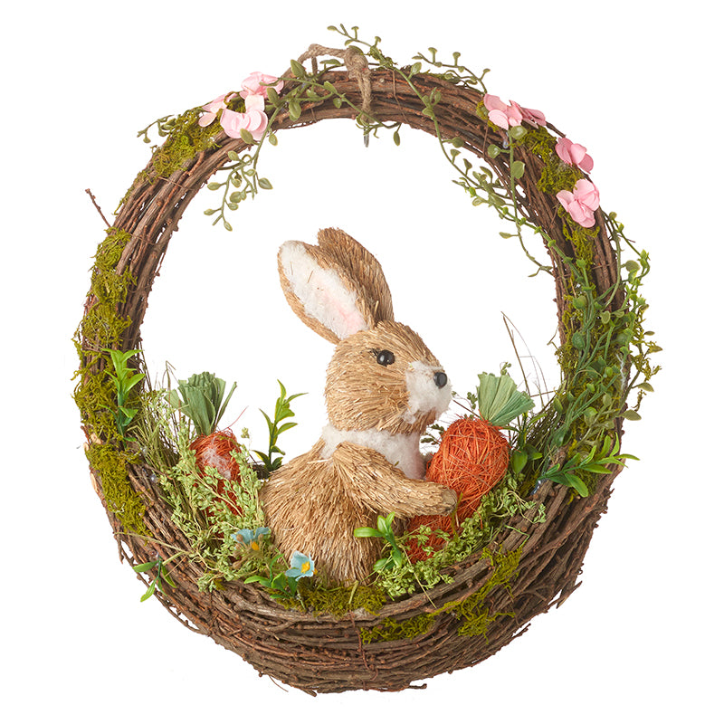 Rabbit & Carrot Wreath