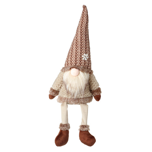 Sitting Gonk In Patterned Hat