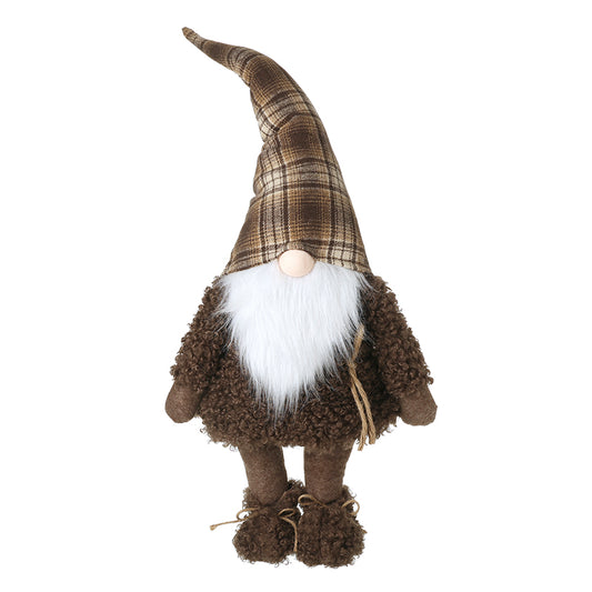 TALL STANDING GONK IN TWEED HAT