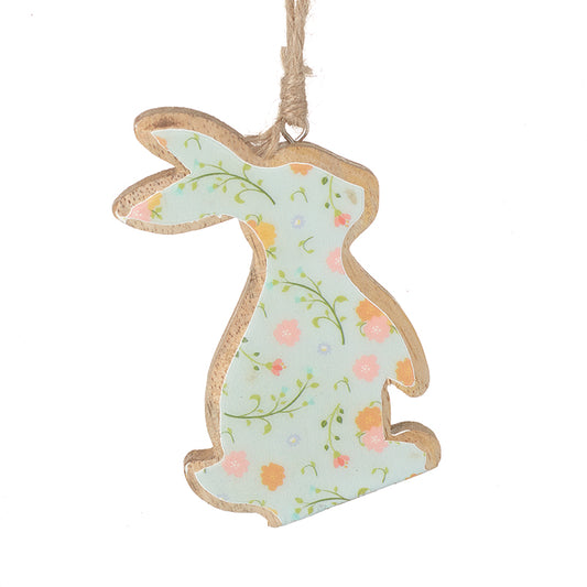 Wooden Edge Patterned Bunny