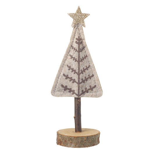 Felt Tree With Gold Star