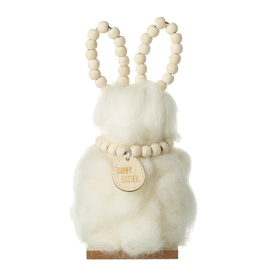 Standing Wooly Bunny Decoration