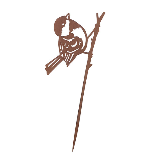 Metal Bird  Garden Stick