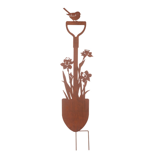 Metal Garden Spade Stake