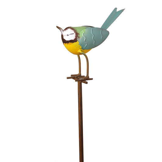 Blue Tit Garden Stake