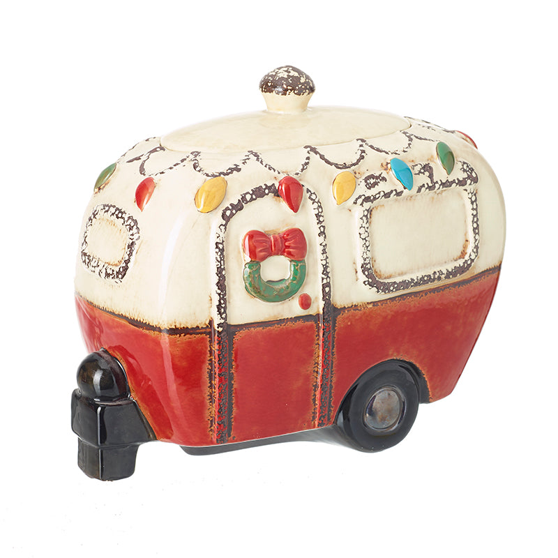 Christmas Caravan Cookie Jar