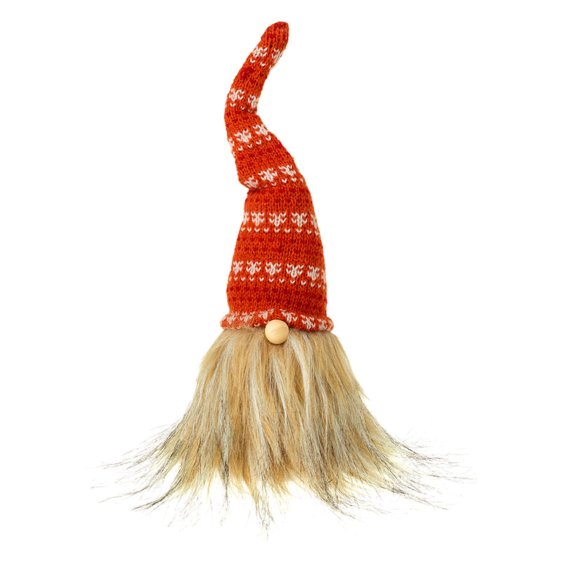 Gonk With Big Beard In Orange Hat