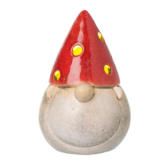 Ceramic Light Up Gonk With Red Hat