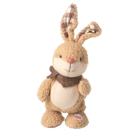 Singing/Walking Rabbit In Scarf