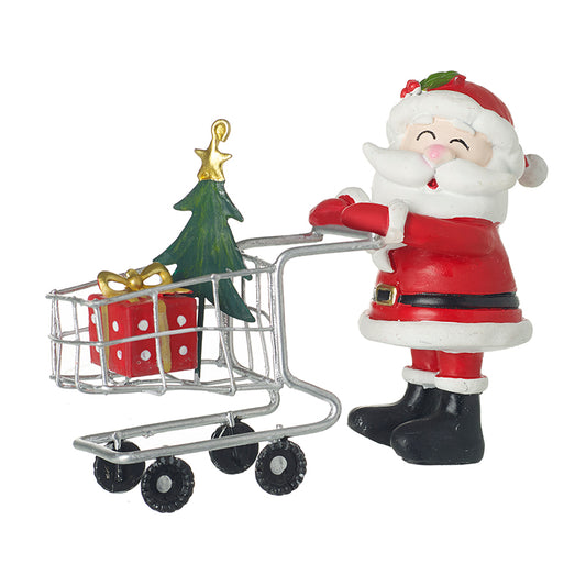 Santa With Shopping Trolley