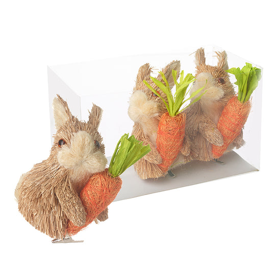 Bunnies & Carrots Clip Set