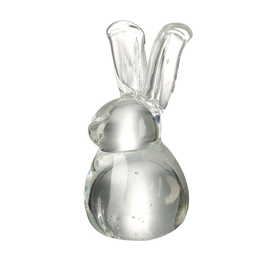 Sitting Glass Bunny Small