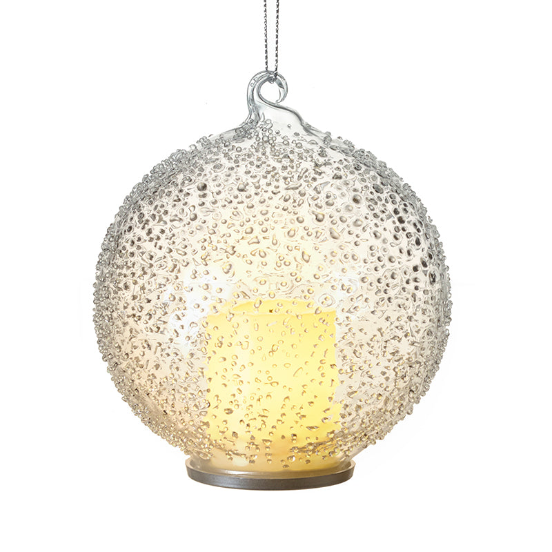 Light Up Bauble With Candle