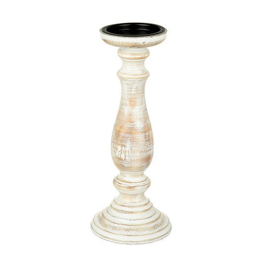 Large Wooden  Candle Stick