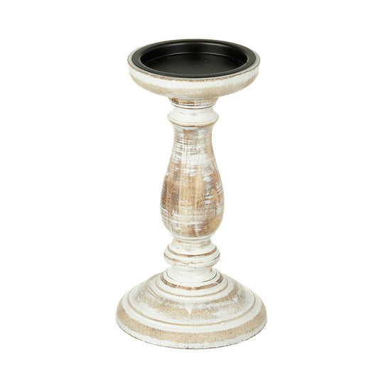 Medium Wooden Candle Stick