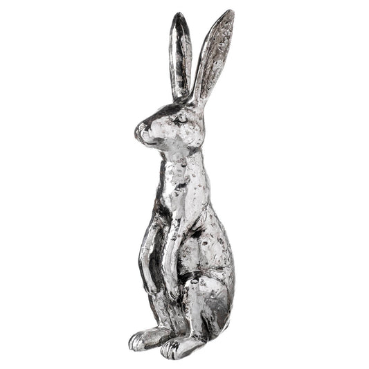 Silver Resin Rabbit