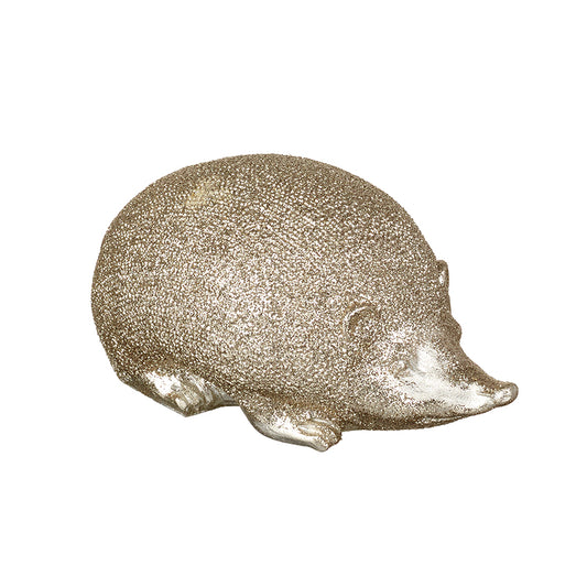 Gold Resin Hedgehog Decoration