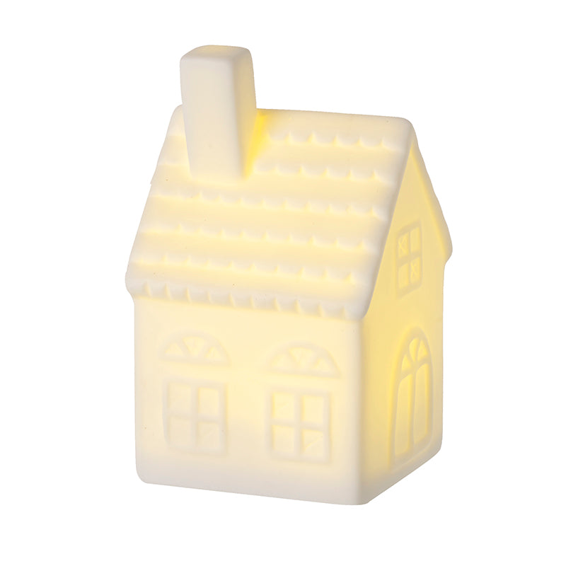 White Ceramic House Led