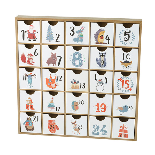 Wooden Advent Drawers