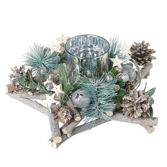 Star Foliage T Light Holder