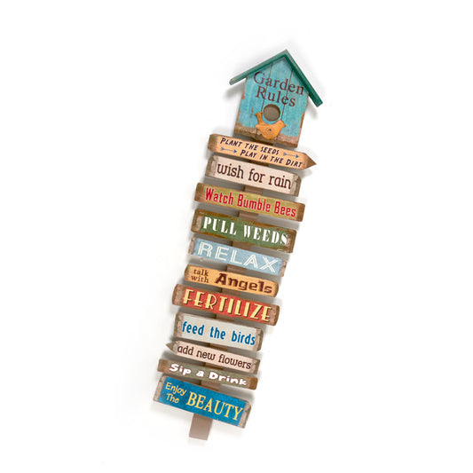 Birdhouse Wooden Sign