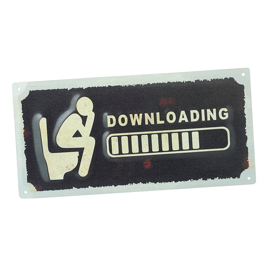 Downloading Wall Plaque