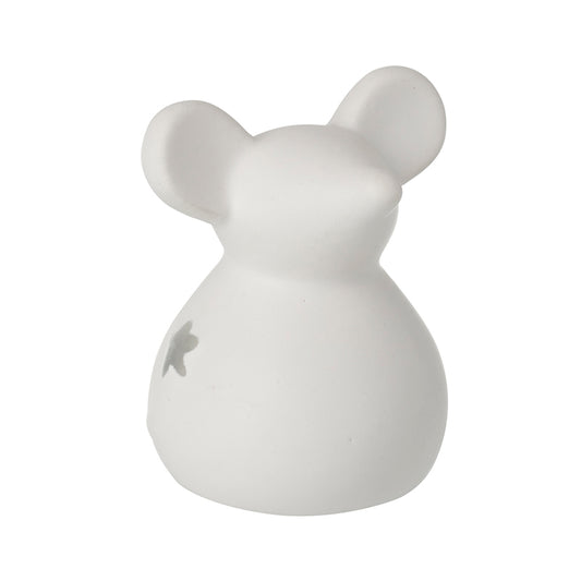 Small Ceramic Standing Mouse Matt White