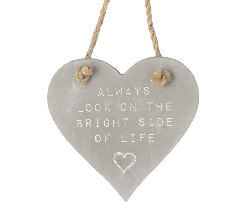 Large Hanging Heart Plaque Always Look..
