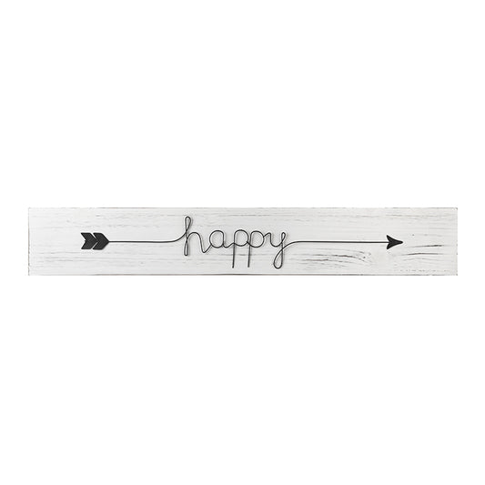 Hanging 'happy' Sign