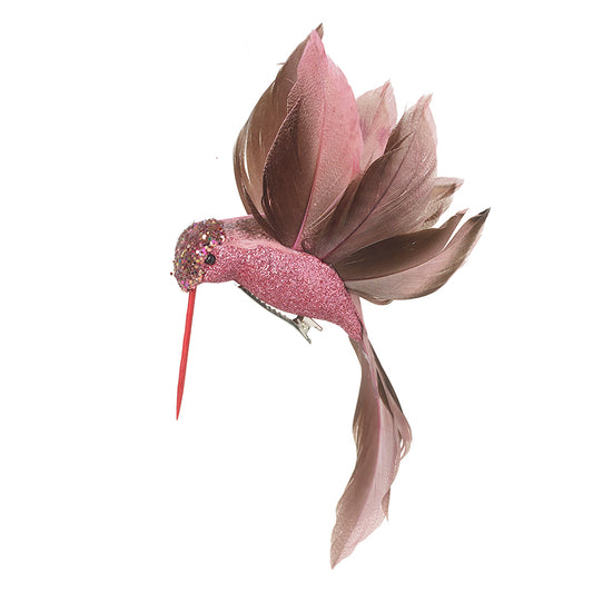 Pink Bird With Feather Wings