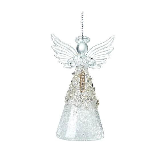 Glass Angel With Letter I