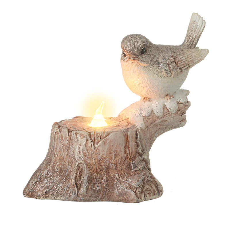 Resin Bird On Light Up Branch