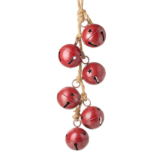 Rope Decoration With Red Metal Bells