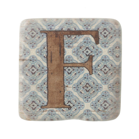Letter F Coasters