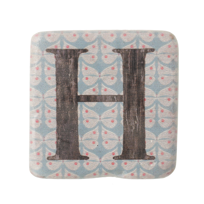 Letter H Coasters