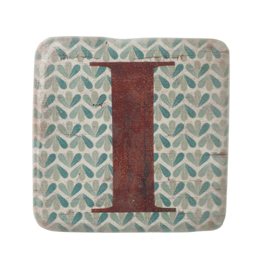 Letter I Coasters