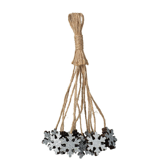 Silver Snowflake Bunch