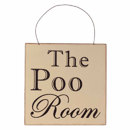 The Poo Room Sign