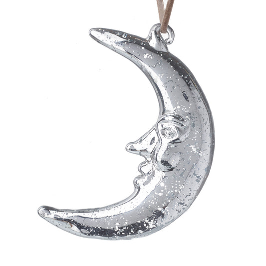 Glass Crescent Moon Man
