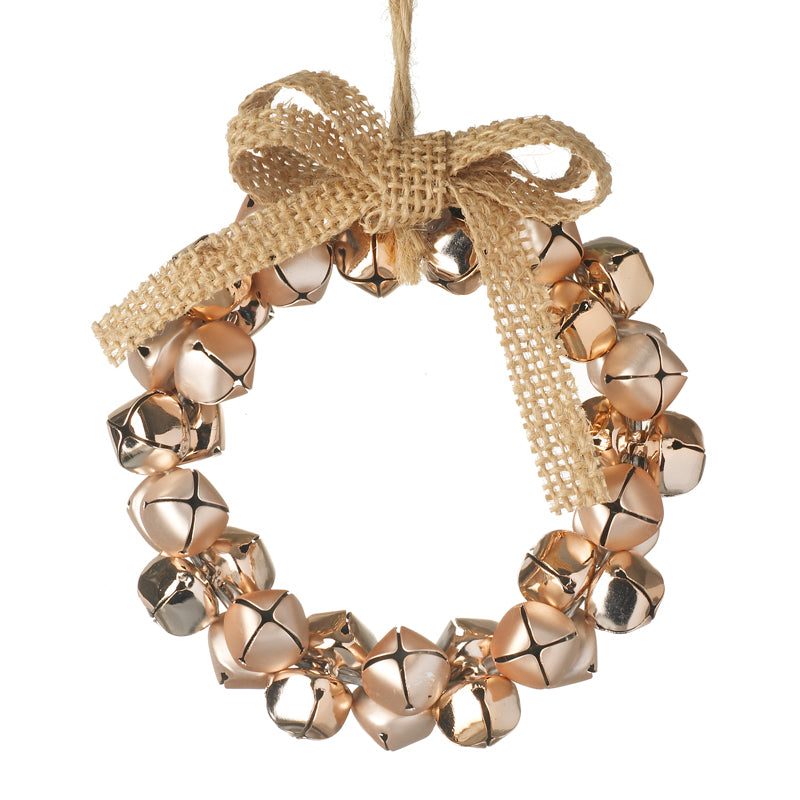 Hanging Copper Bell Wreath