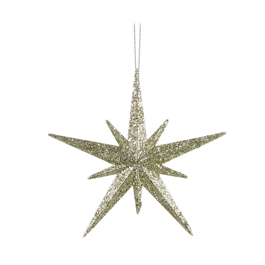 Glitter Star Hanging Tree Decor