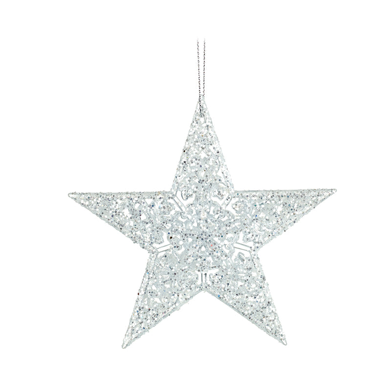 Hanging Acrylic Star Tree Decor
