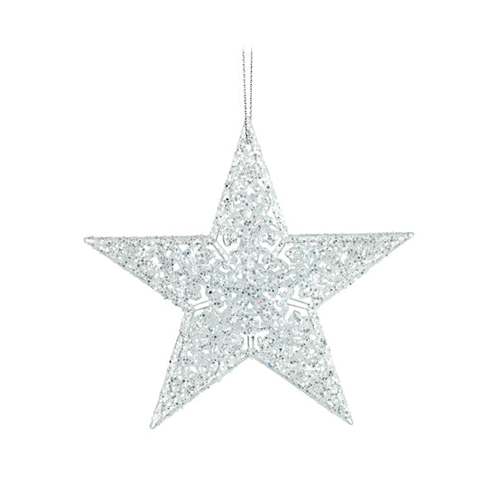 Hanging Acrylic Star Tree Decor