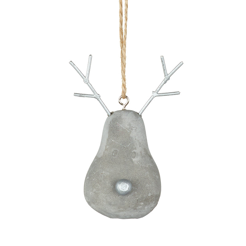 Reindeer Hanger With Silver Nose
